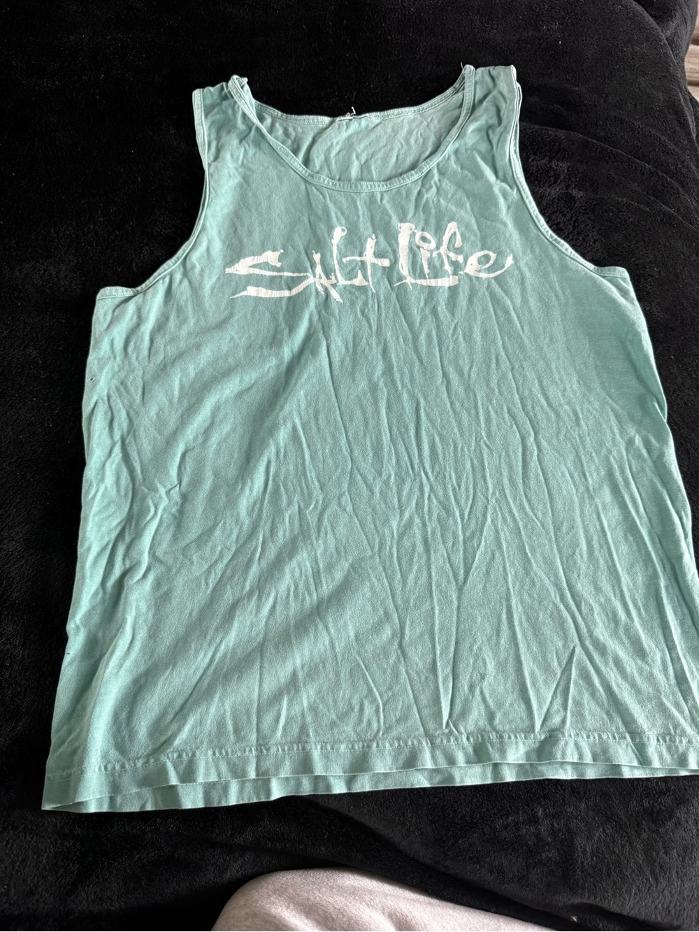 Salt Life Seafoam Graphic Tank Top